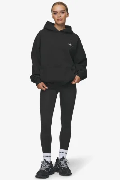 Pegador Nena Oversized Hoodie Washed Black