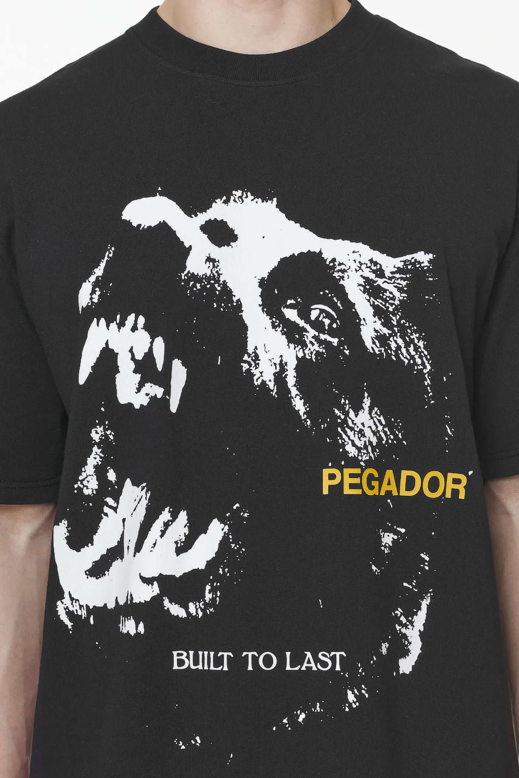 Pegador Nether Oversized Tee Vintage Washed Onyx Black