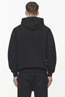 Pegador Nether Raglan Hoodie Vintage Washed Onyx Black