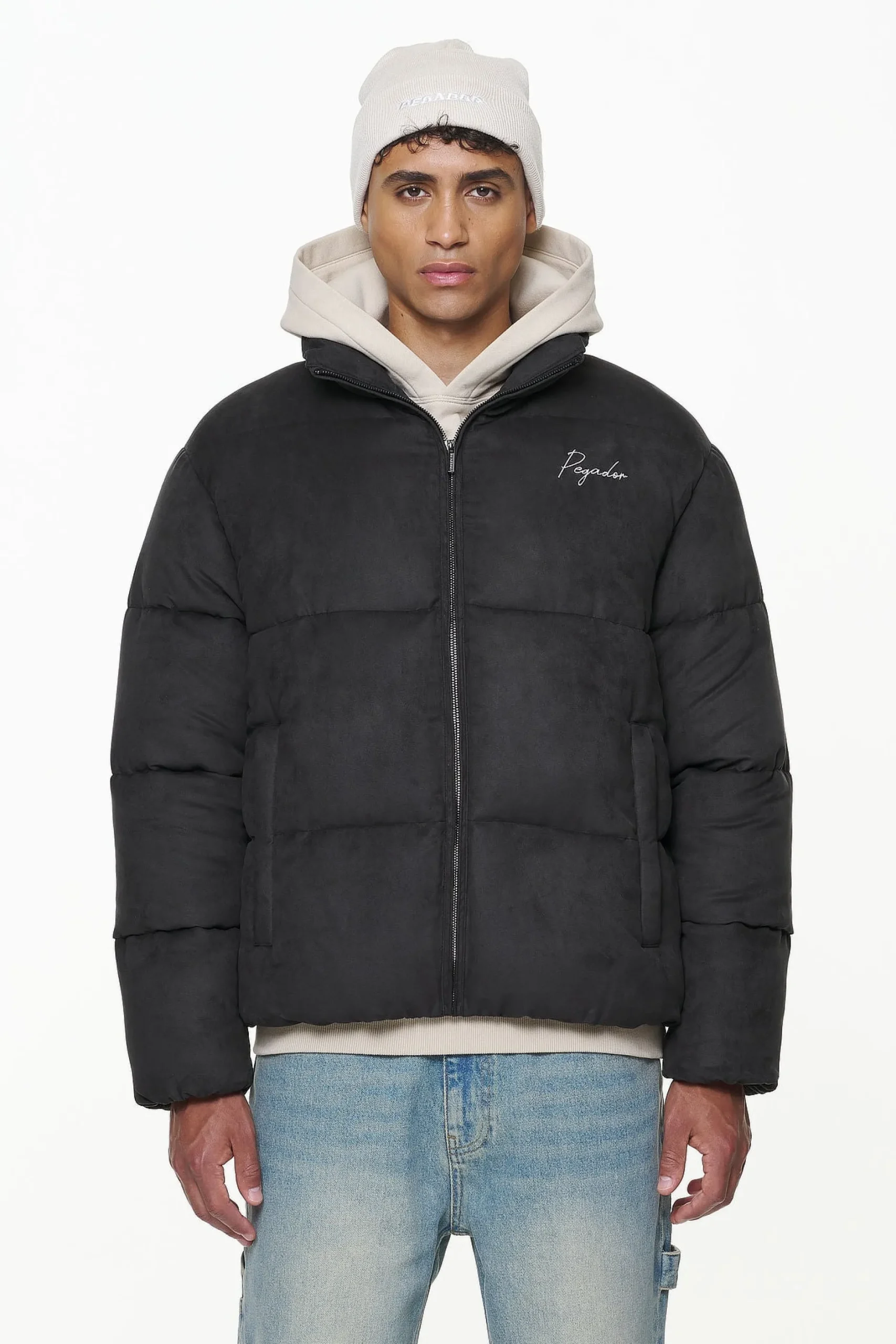 Pegador Neum Suede Puffer Jacket