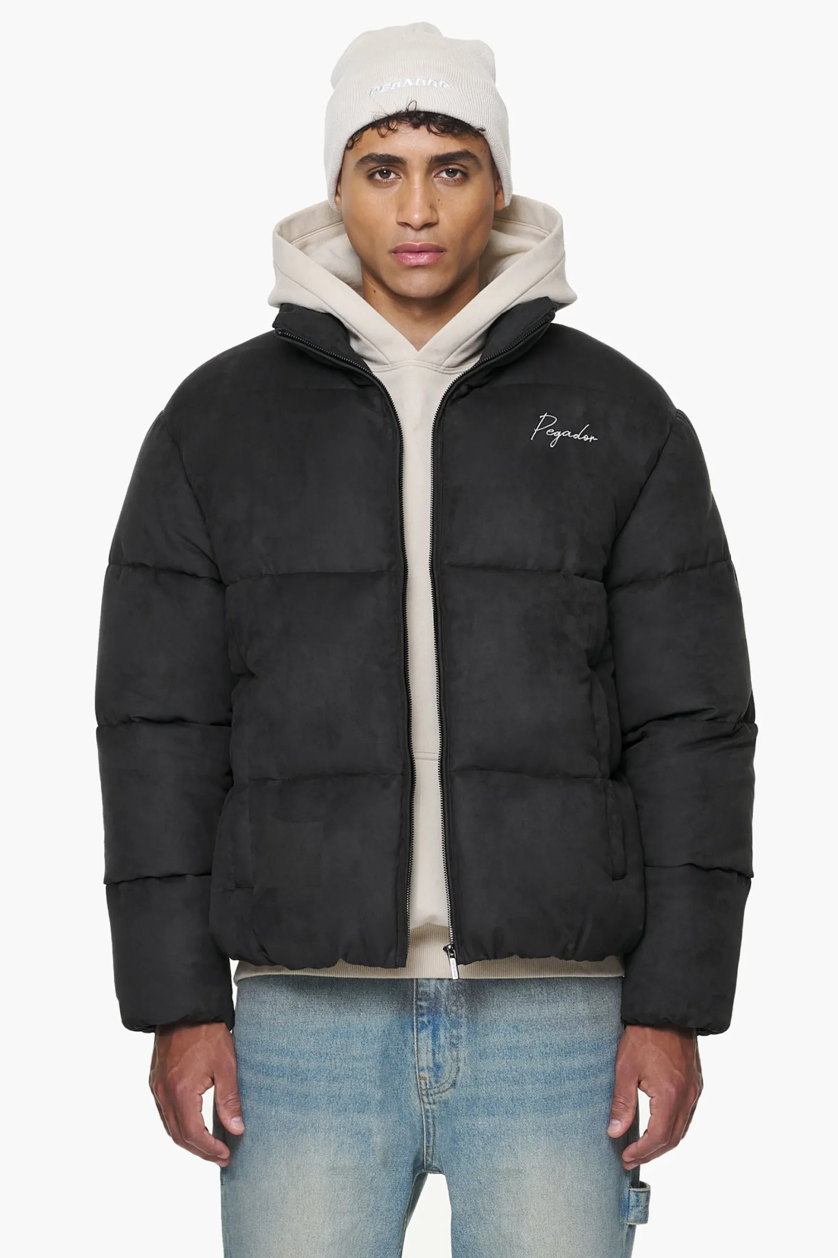 Pegador Neum Suede Puffer Jacket