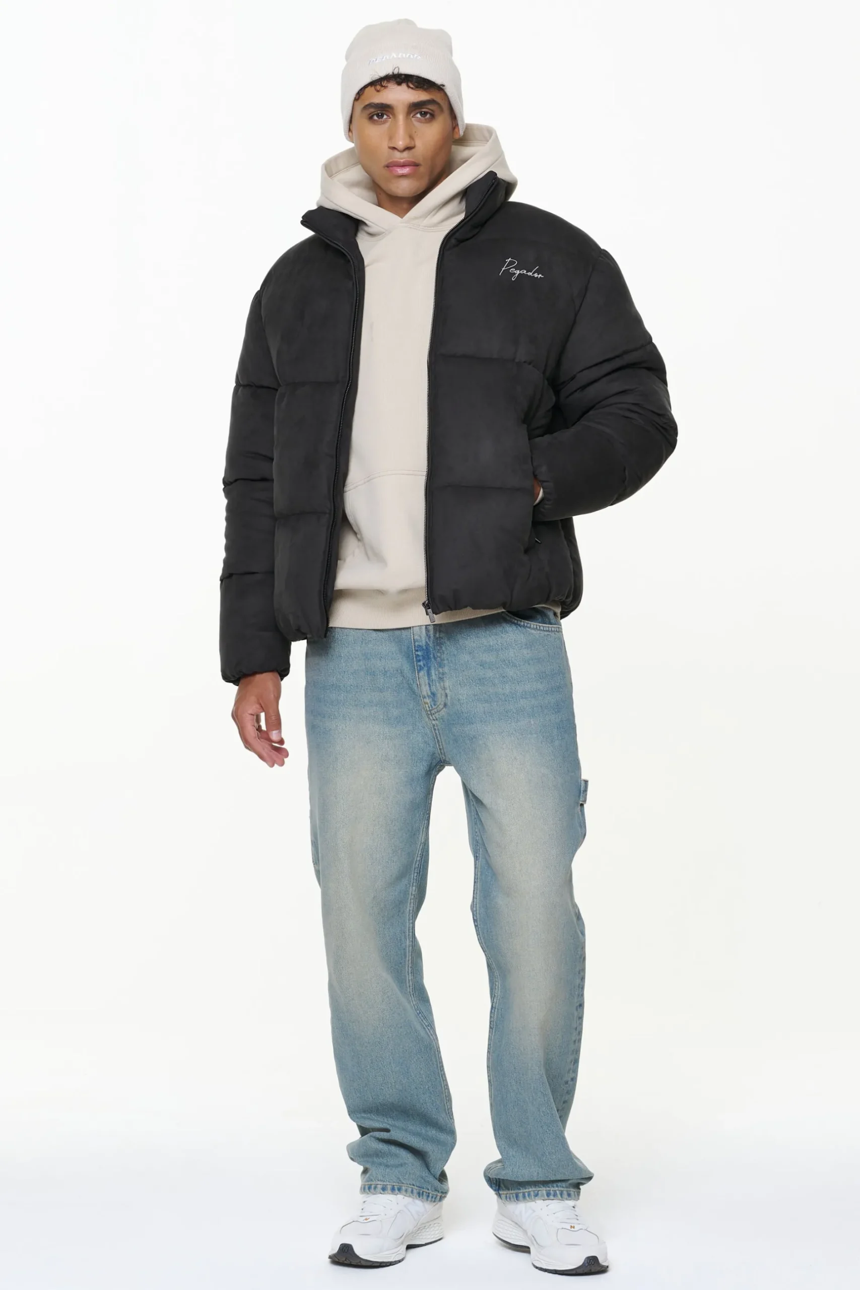 Pegador Neum Suede Puffer Jacket