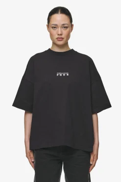 Pegador Nisa Heavy Oversized Tee Washed Black