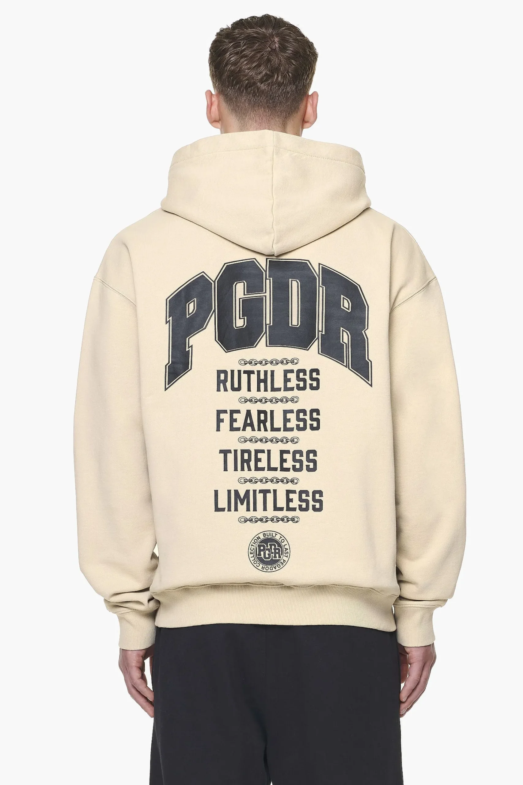 Pegador Orsett Oversized Hoodie Vintage Washed Kingdom Beige