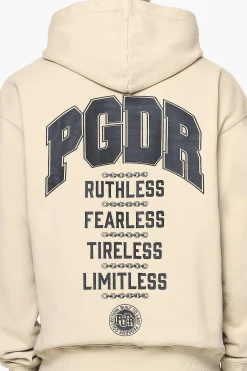 Pegador Orsett Oversized Hoodie Vintage Washed Kingdom Beige