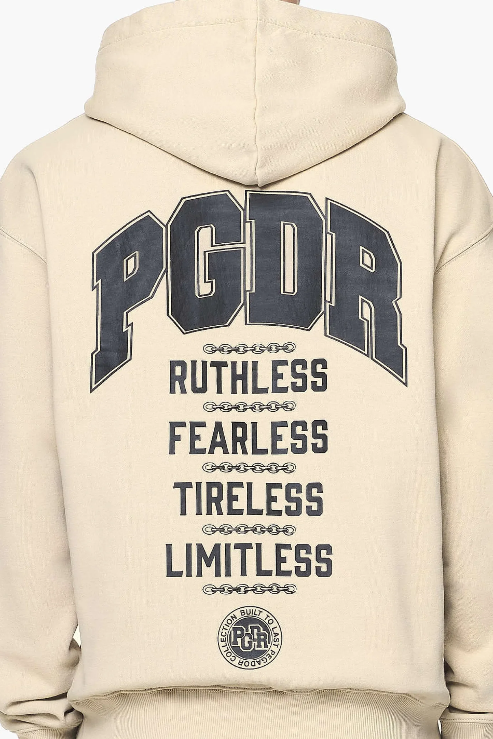 Pegador Orsett Oversized Hoodie Vintage Washed Kingdom Beige