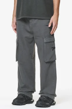Pegador Paden Wide Cargo Pants Volcano Grey