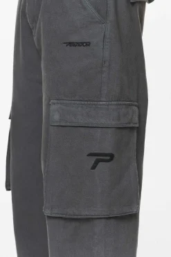 Pegador Paden Wide Cargo Pants Volcano Grey