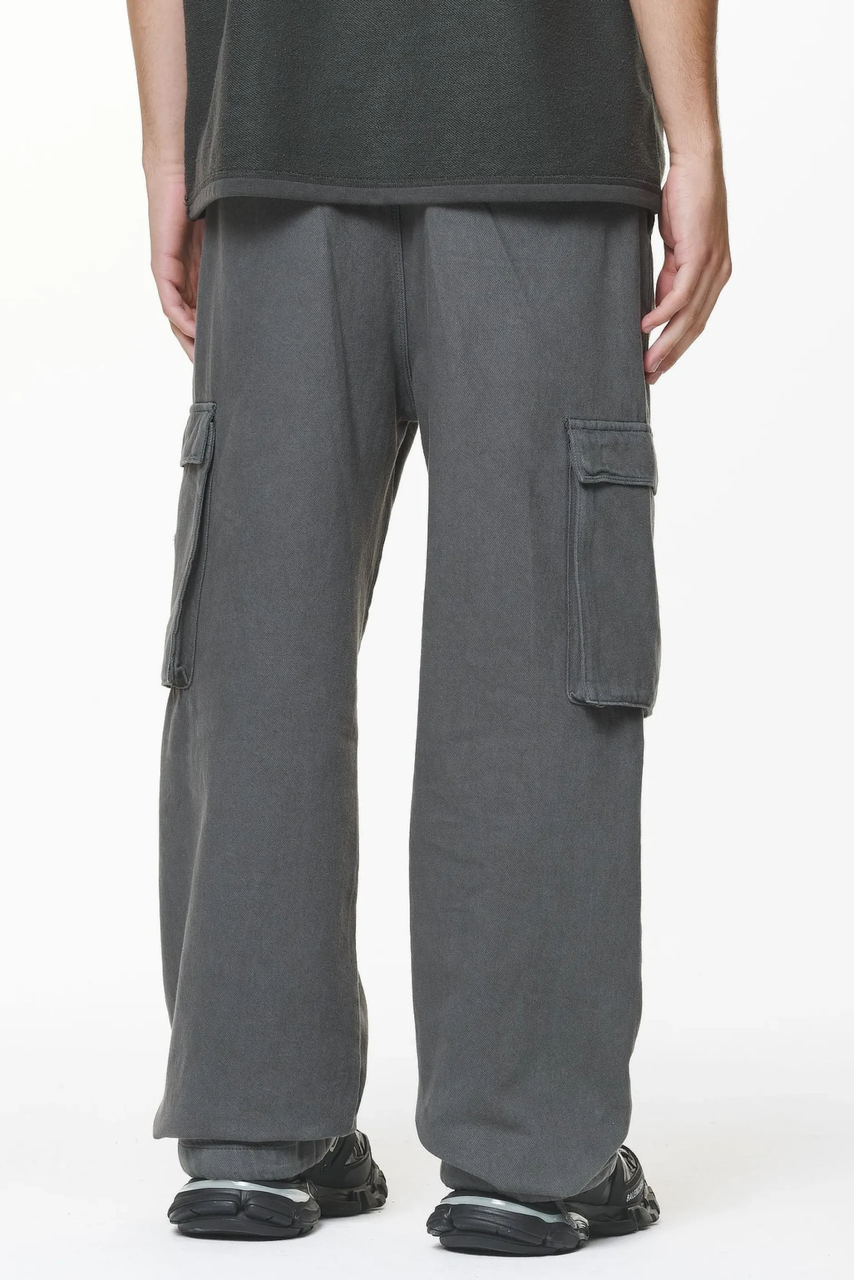 Pegador Paden Wide Cargo Pants Volcano Grey