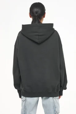 Pegador Palm Oversized Hoodie Vintage Washed Iron Grey