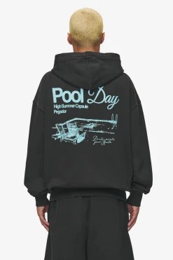Pegador Patino Oversized Sweat Jacket Vintage Black