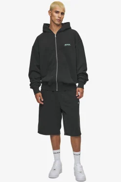 Pegador Patino Oversized Sweat Jacket Vintage Black
