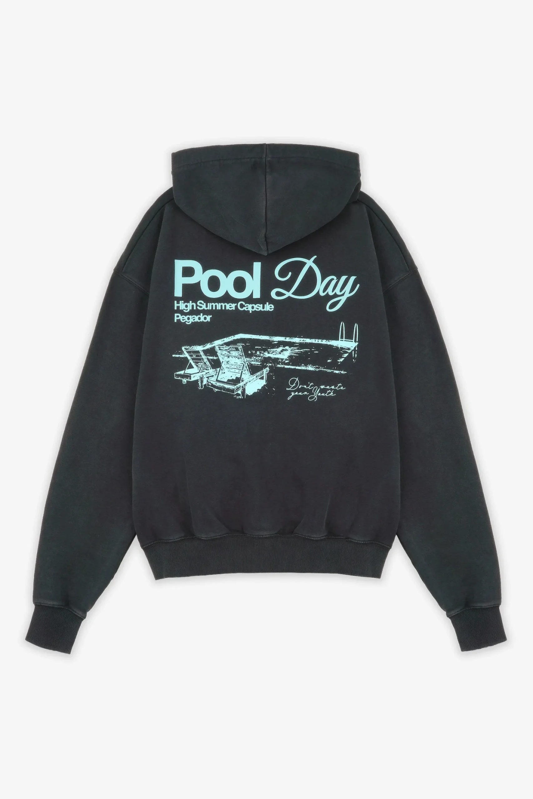 Pegador Patino Oversized Sweat Jacket Vintage Black
