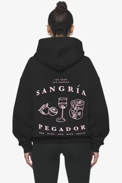 Pegador Pelo Oversized Hoodie Black