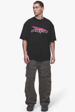 Pegador Penard Wide Cargo Pants Anthracite