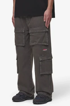 Pegador Penard Wide Cargo Pants Anthracite