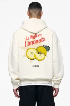 Pegador Plaxton Oversized Sweat Jacket Vintage Washed Unbleached