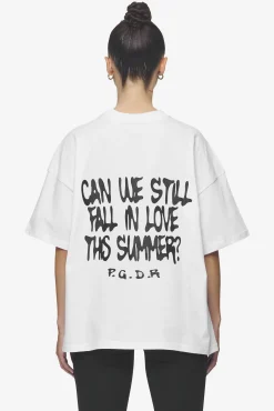 Pegador Ramira Heavy Oversized Tee White