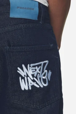 Pegador Raston Baggy Jeans Dark Blue