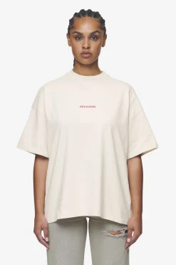 Pegador Reyna Heavy Oversized Tee Washed Coast Sand