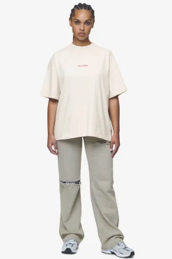 Pegador Reyna Heavy Oversized Tee Washed Coast Sand