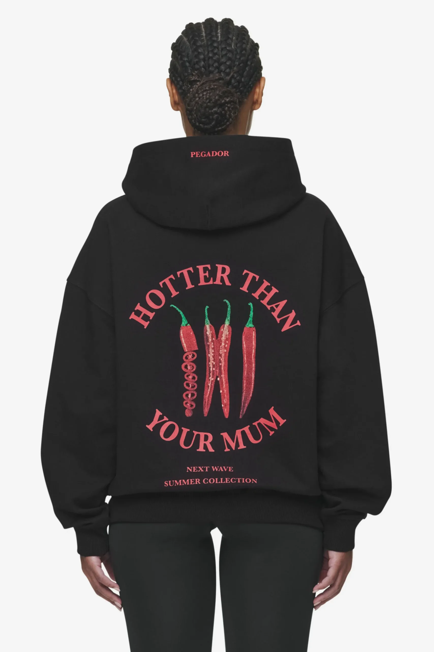 Pegador Reyna Oversized Hoodie Black