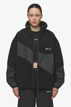 Pegador Risa Teddy Fabric Mix Jacket