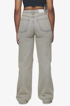 Pegador Romani Destroyed High Waist Jeans Washed Coast Sand