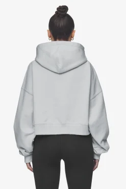 Pegador Salita Oversized Cropped Hoodie White Gum