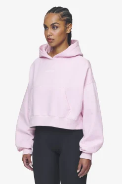 Pegador Salita Oversized Cropped Hoodie White Gum