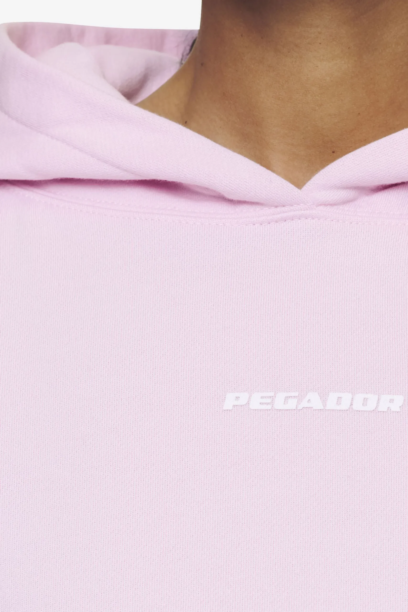 Pegador Salita Oversized Cropped Hoodie White Gum
