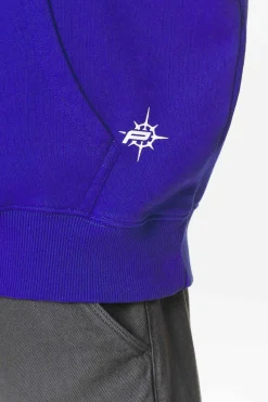 Pegador Sanit Oversized Hoodie Washed Endless Blue