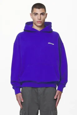 Pegador Sanit Oversized Hoodie Washed Endless Blue