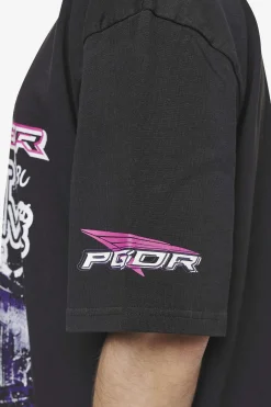 Pegador Saxon Oversized Tee Washed Black