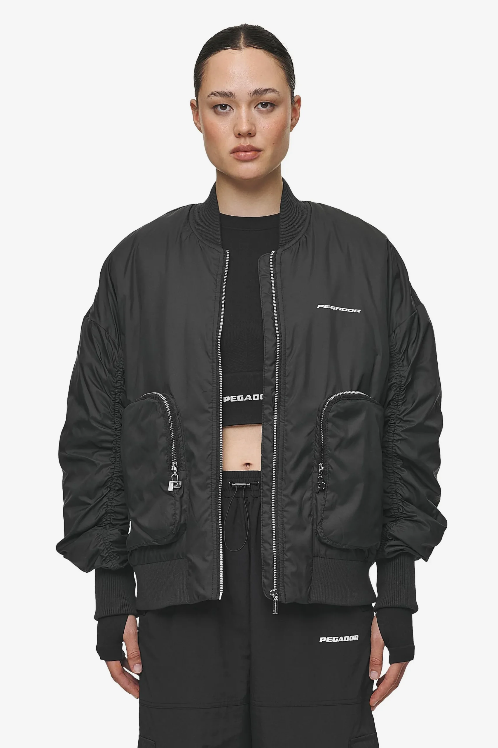 Pegador Shila Oversized Bomberjacket Black