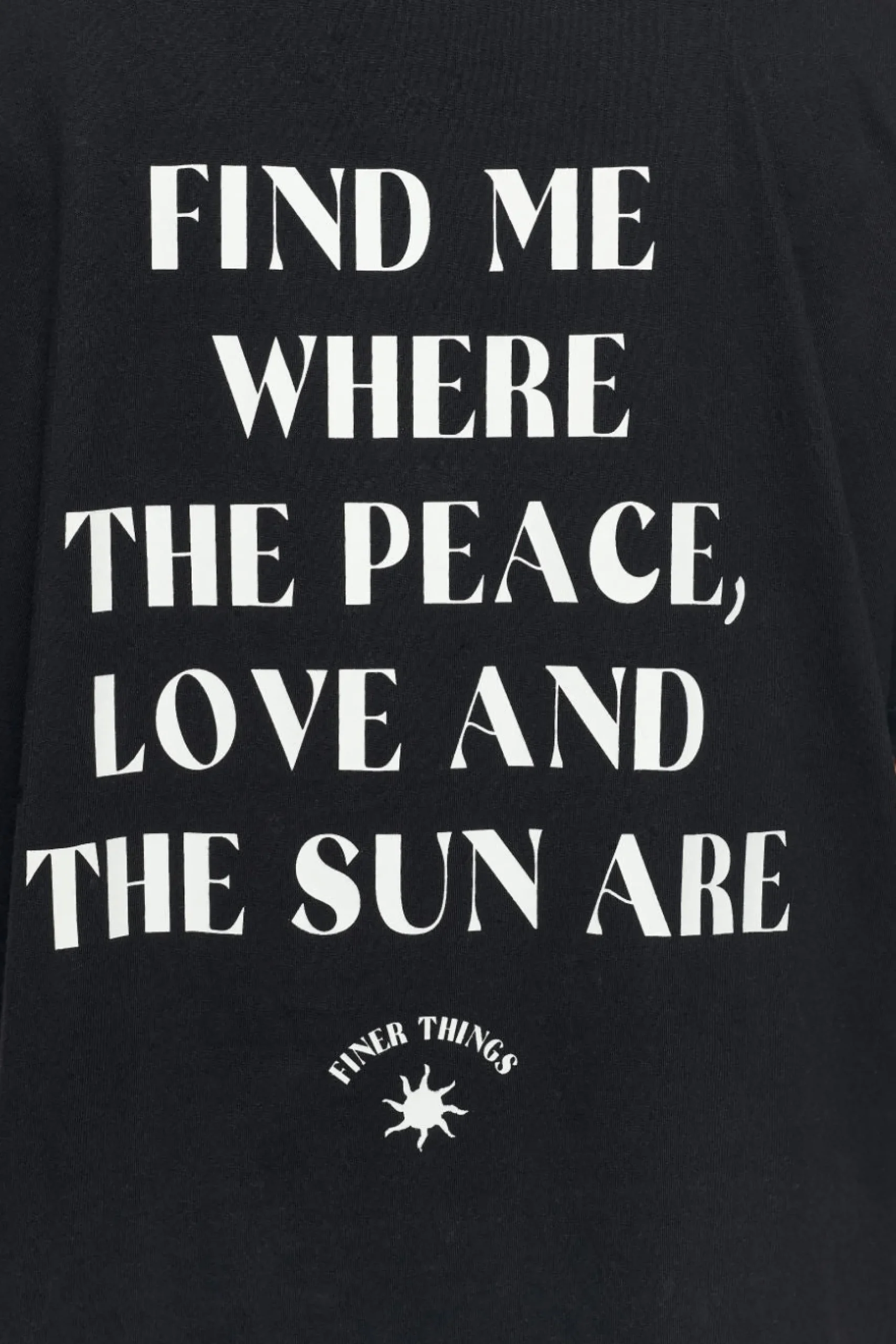 Pegador Siena Heavy Oversized Tee Washed Vintage Black