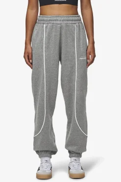 Pegador Silvi High Waisted Sweat Pants Deep Grey Melange