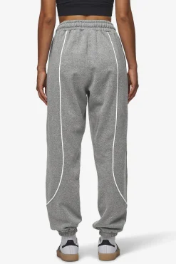 Pegador Silvi High Waisted Sweat Pants Deep Grey Melange