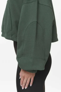 Pegador Skei Logo Oversized Cropped Hoodie
