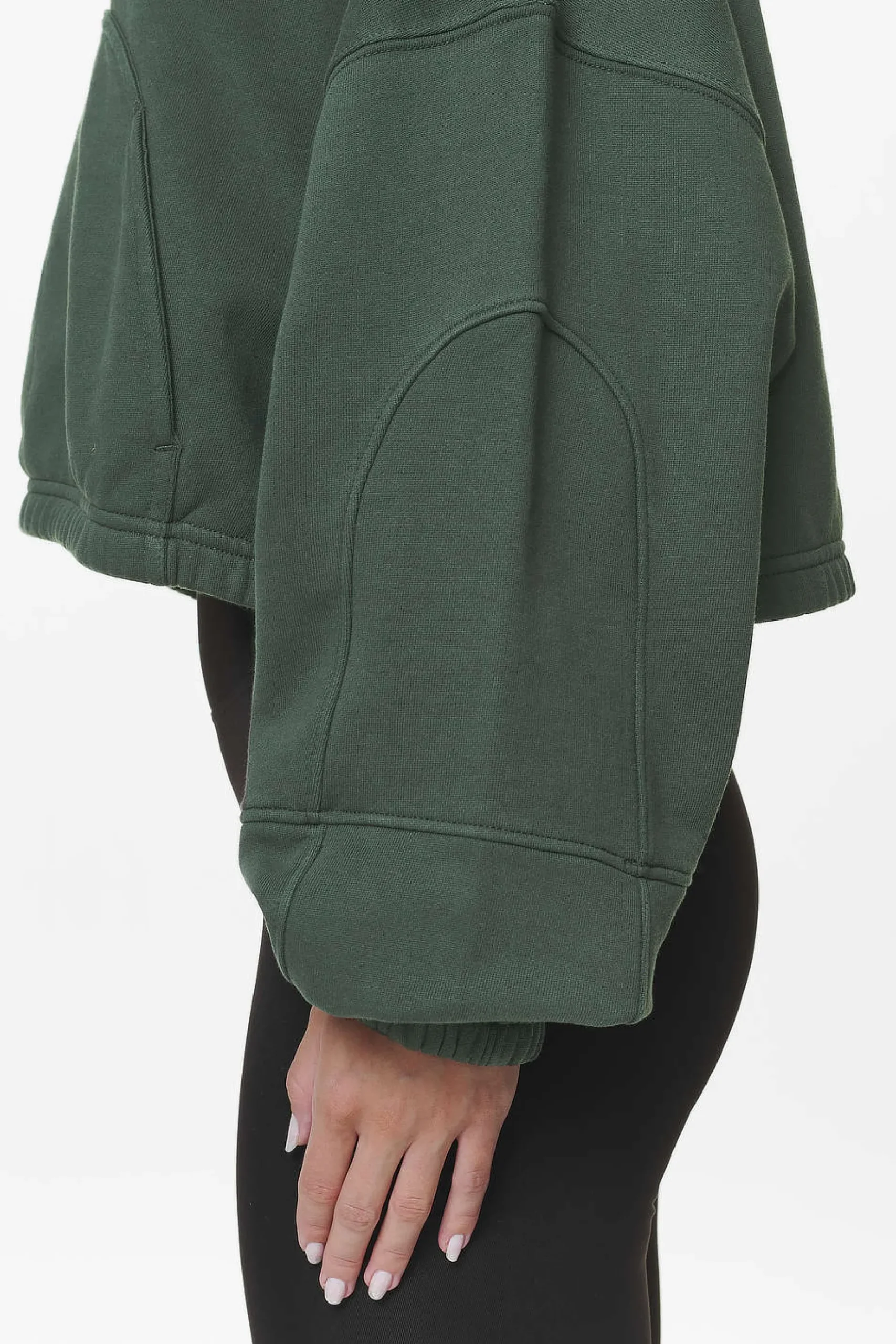 Pegador Skei Logo Oversized Cropped Hoodie