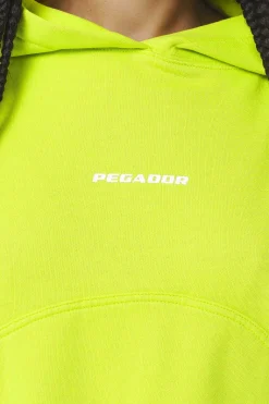 Pegador Skei Logo Oversized Cropped Hoodie