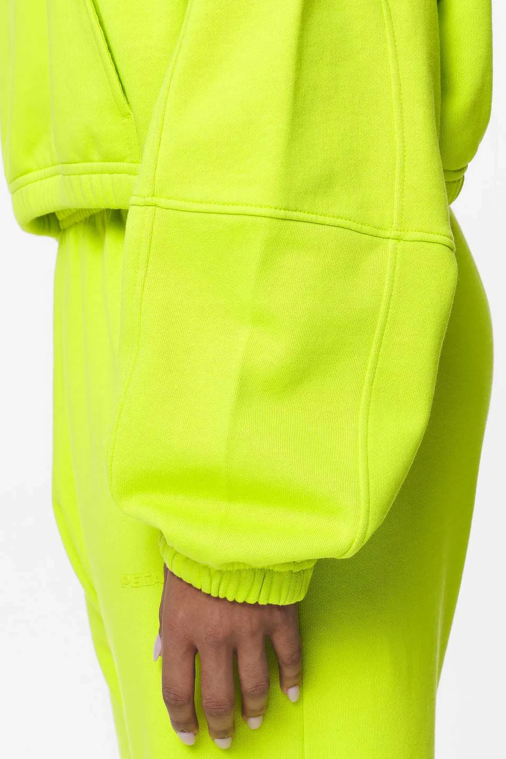 Pegador Skei Logo Oversized Cropped Hoodie