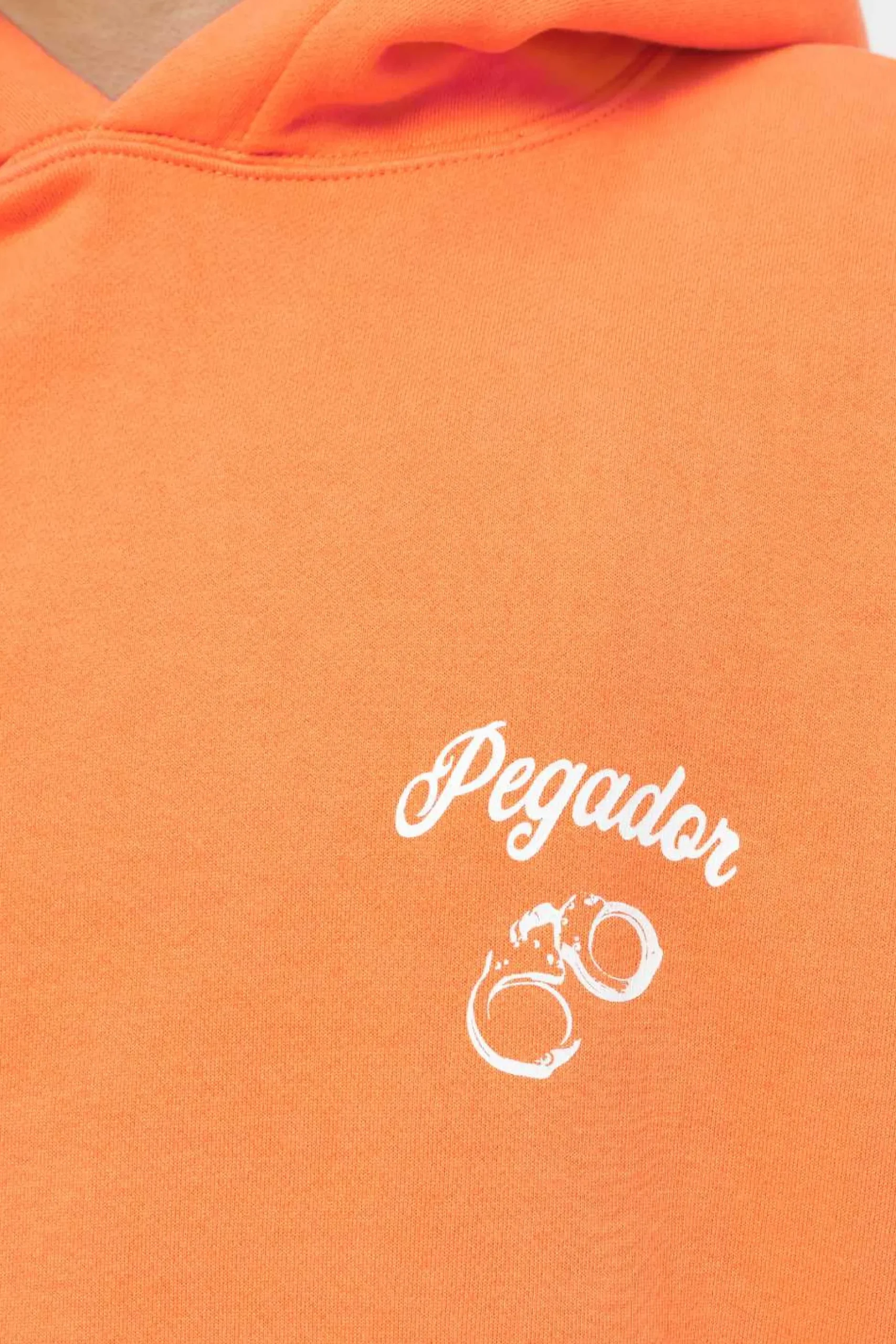 Pegador Skena Oversized Hoodie Vintage Washed Sunrise Orange