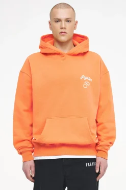 Pegador Skena Oversized Hoodie Vintage Washed Sunrise Orange