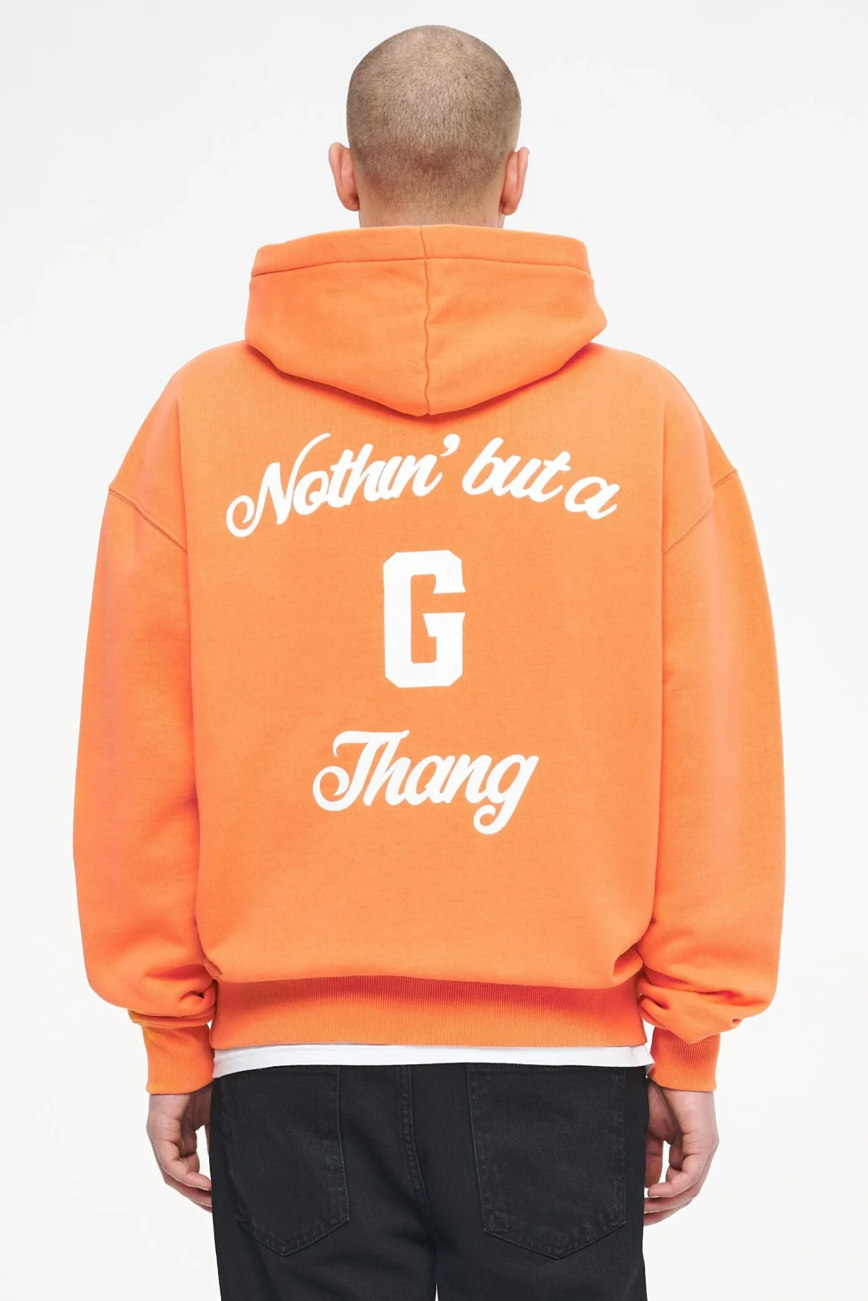 Pegador Skena Oversized Hoodie Vintage Washed Sunrise Orange