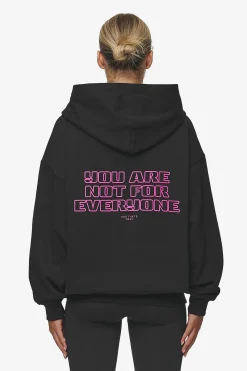 Pegador Skyla Oversized Sweat Jacket Heavy Washed Black