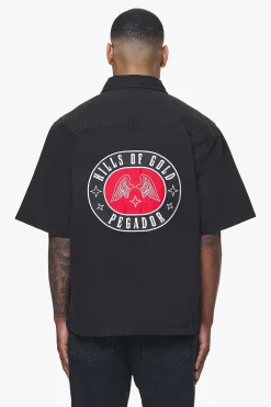 Pegador Skyler Denim Shirt Black Ink
