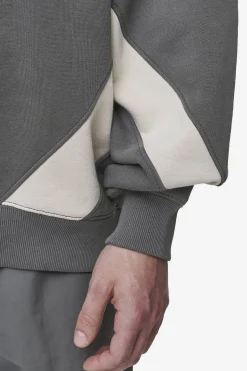 Pegador Slick Boxy Sweater Washed Anthracite