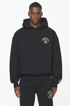Pegador Smith Oversized Hoodie Vintage Washed Onyx Black