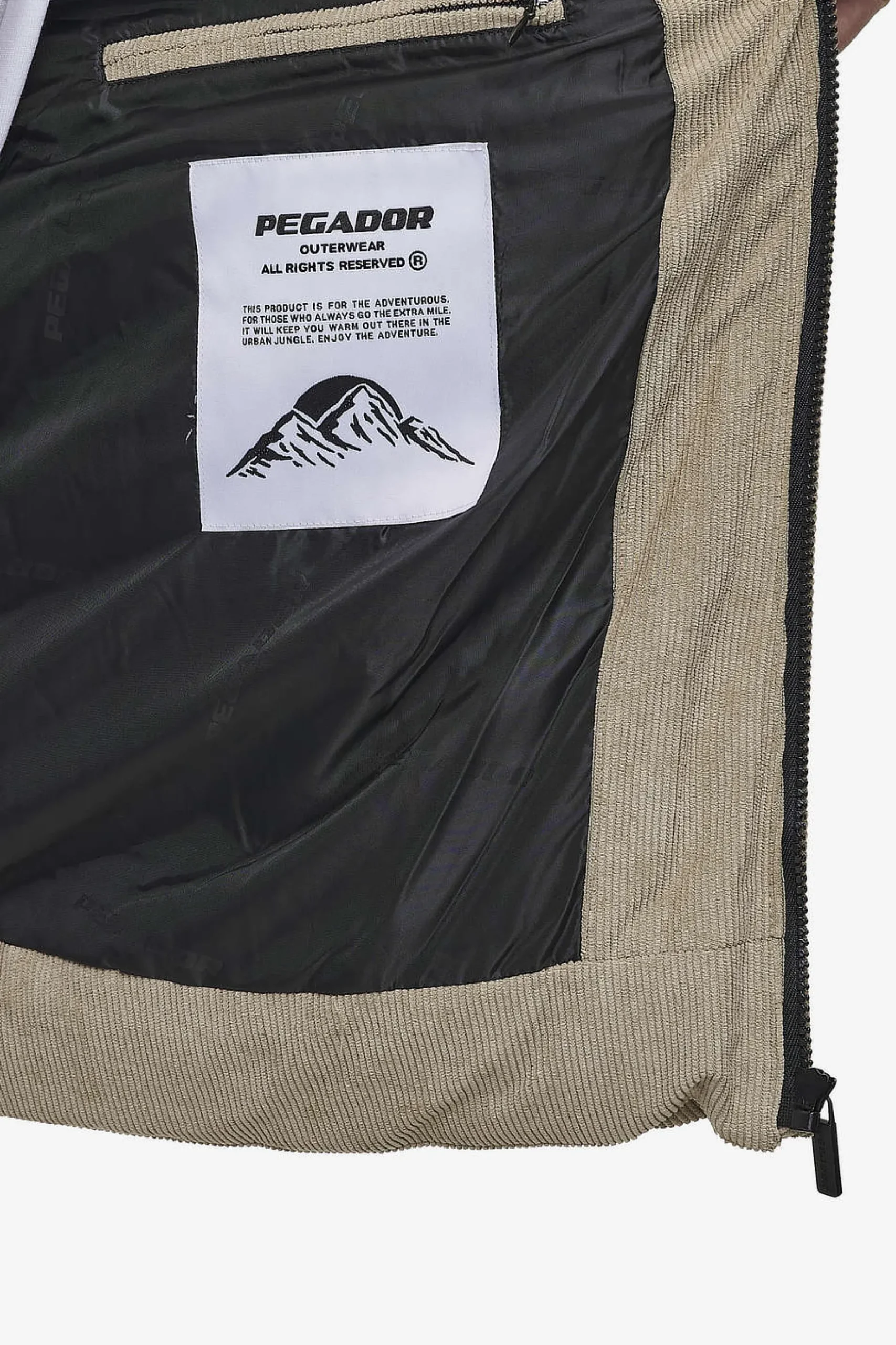 Pegador Solin Cord Puffer Jacket
